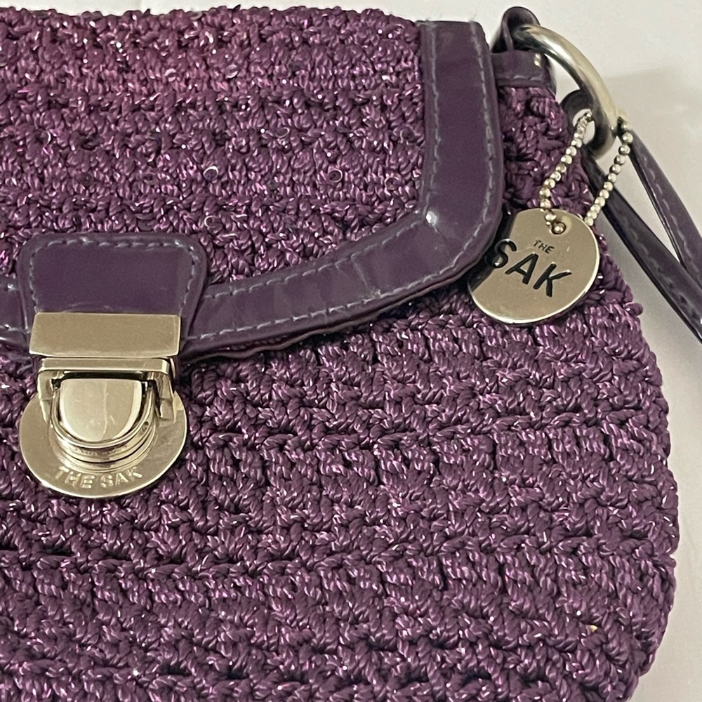 Vintage The Sak woven purple crossbody